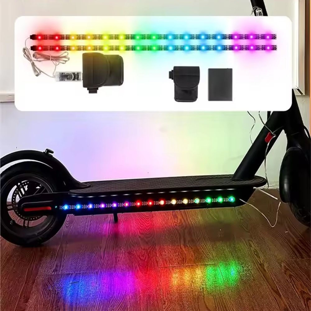 Bluetooth RGB LED Strip Light Remote Control for Electric Scooter Bicycle e-Bike