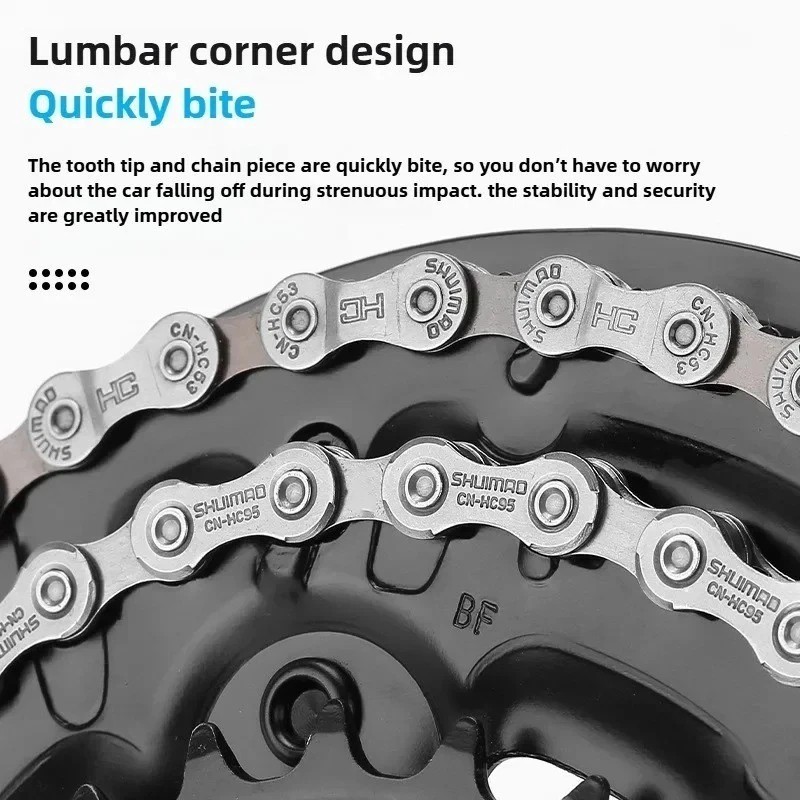 Shuimao Acera CN-HC40 6 / 7 / 8 Speed 112 Link Road Special Steel Bike Chain MTB