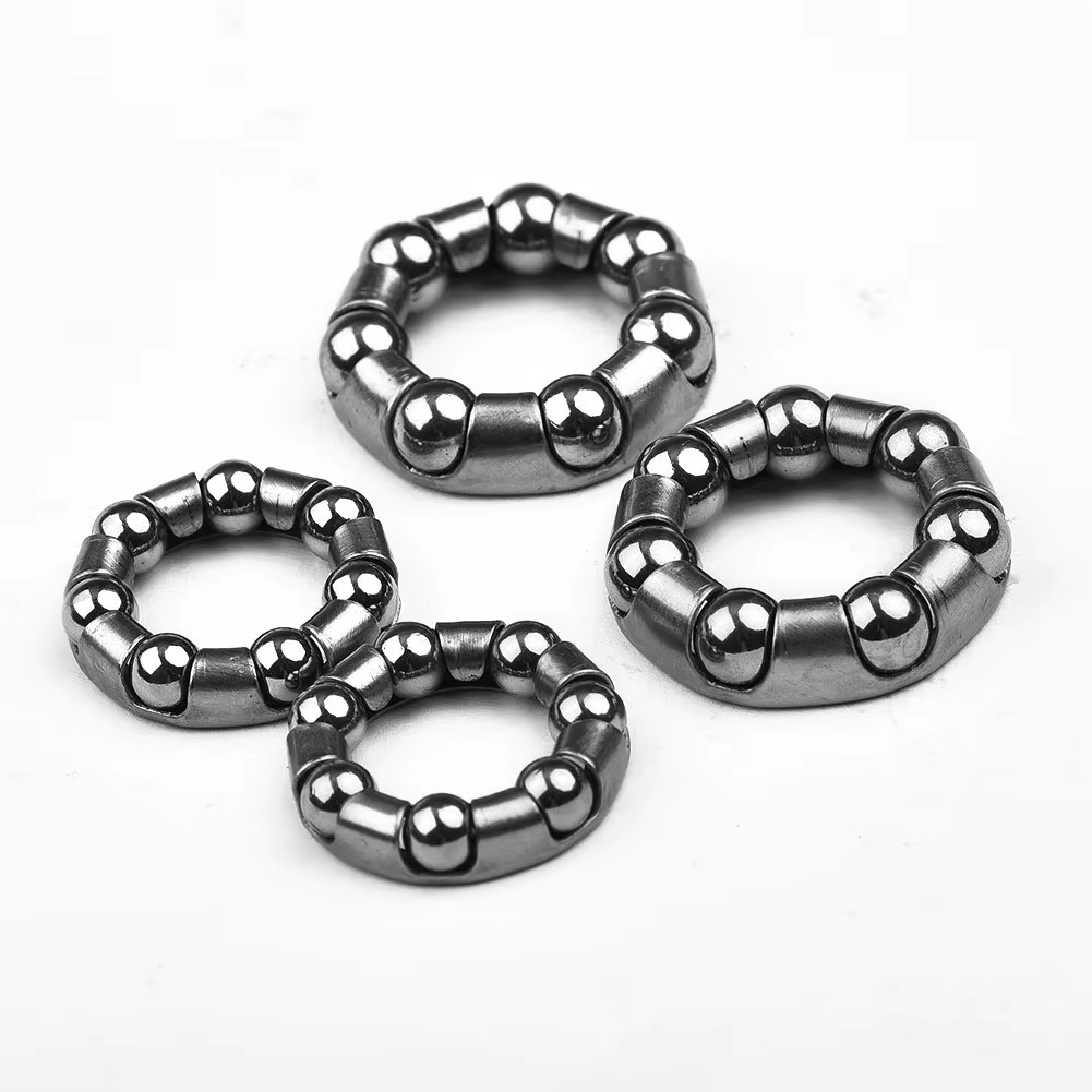 4 Pcs Bicycle Full Set Wheel Hub Bearings Front and Rear Steel Bearing Bicycle R