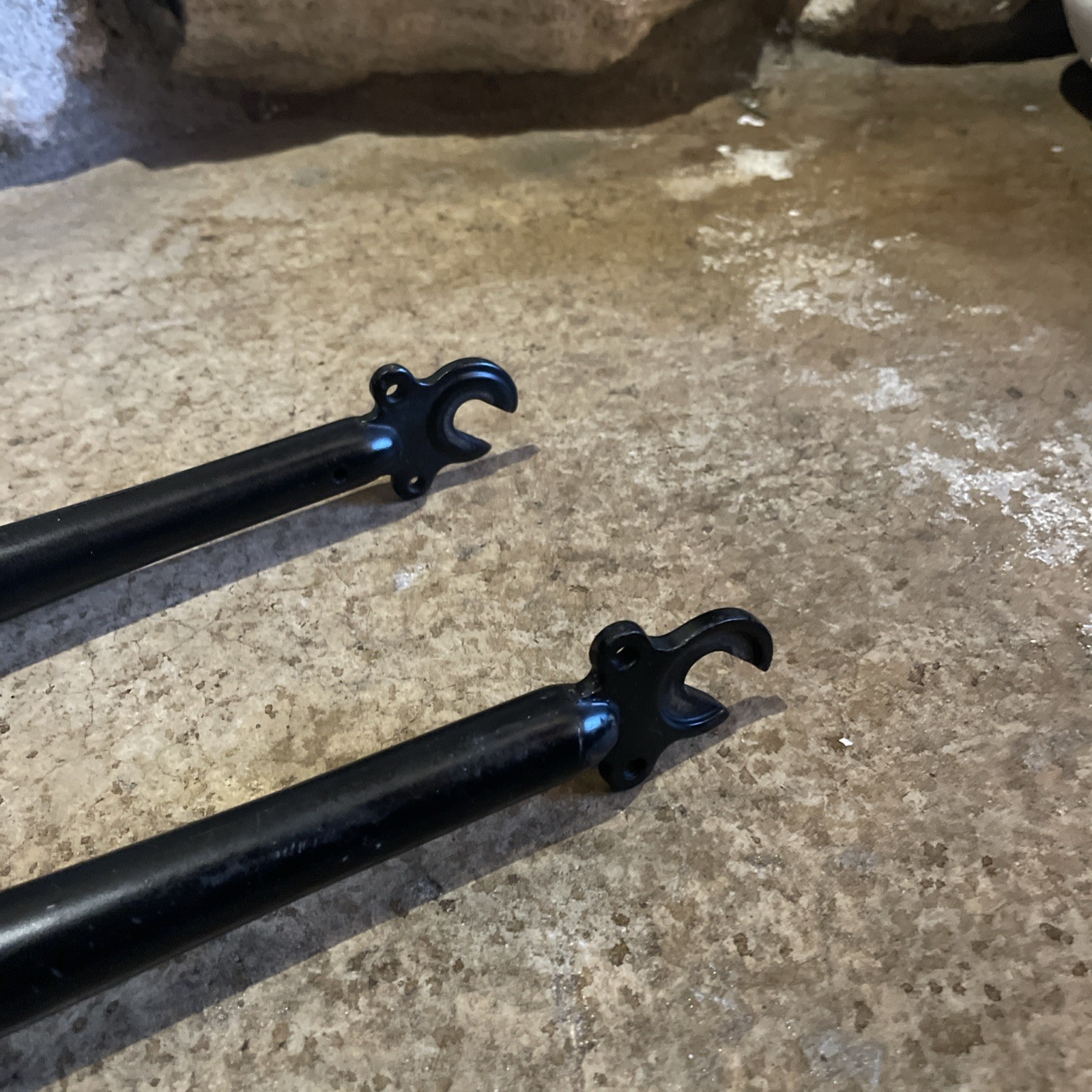 Eighth Inch Scrambler OEM Chromoly Steel 700c Front Fork 1-1/8 Inch Unthreaded