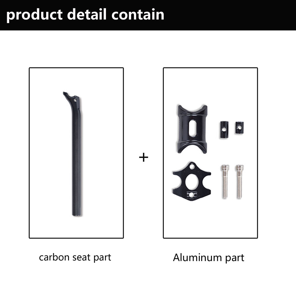 Carbon Fiber Seat Post Tube 27.2/30.8/31.6 Offset 25mm Bicycle Seatpost 35/40cm