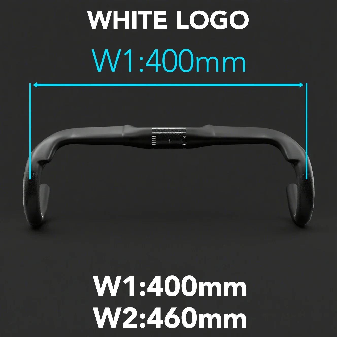 Aero Gravel Bike Handlebar Black Matt 340mm/360mm/380mm Half Internal Routing