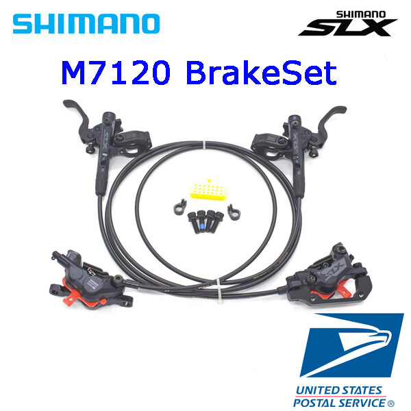 Shimano SLX BR-M7120 BL-M7100 4-Piston Ice-Tech Hydraulic Brake Front/Rear/ Set