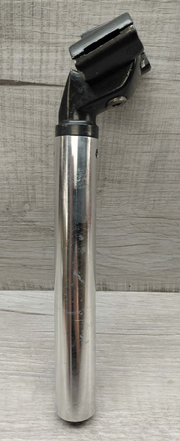 Vintage Kalloy Alloy Micro Adjust 27.2mm 220 mm Bicycle Seatpost Black, Silver