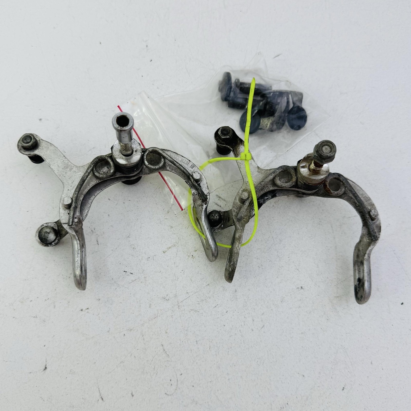 Vintage Mafac 500 Side Pull Brake Calipers Set Silver West Germany Road Bike A43