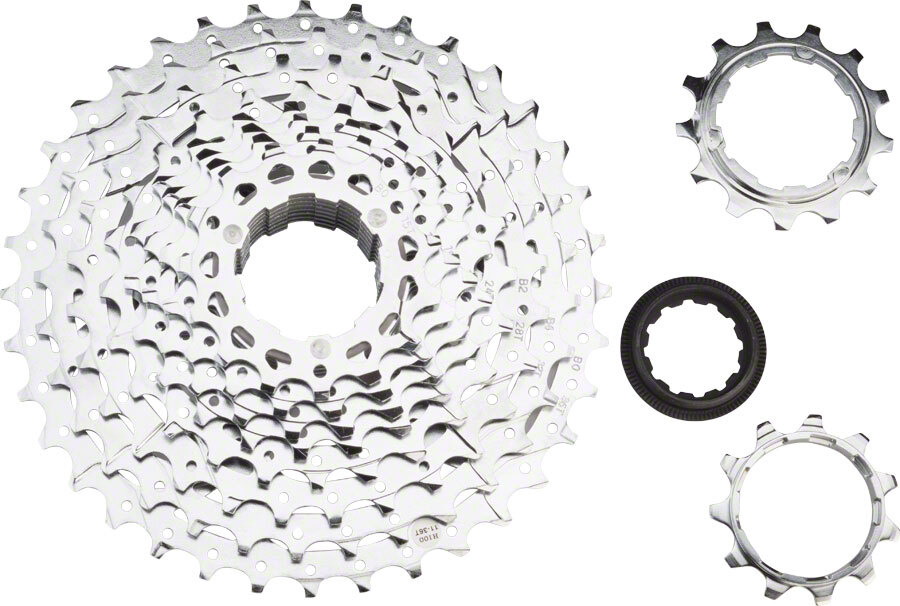 microSHIFT H10 Cassette – 10 Speed, 11-36t, Silver, Chrome Plated