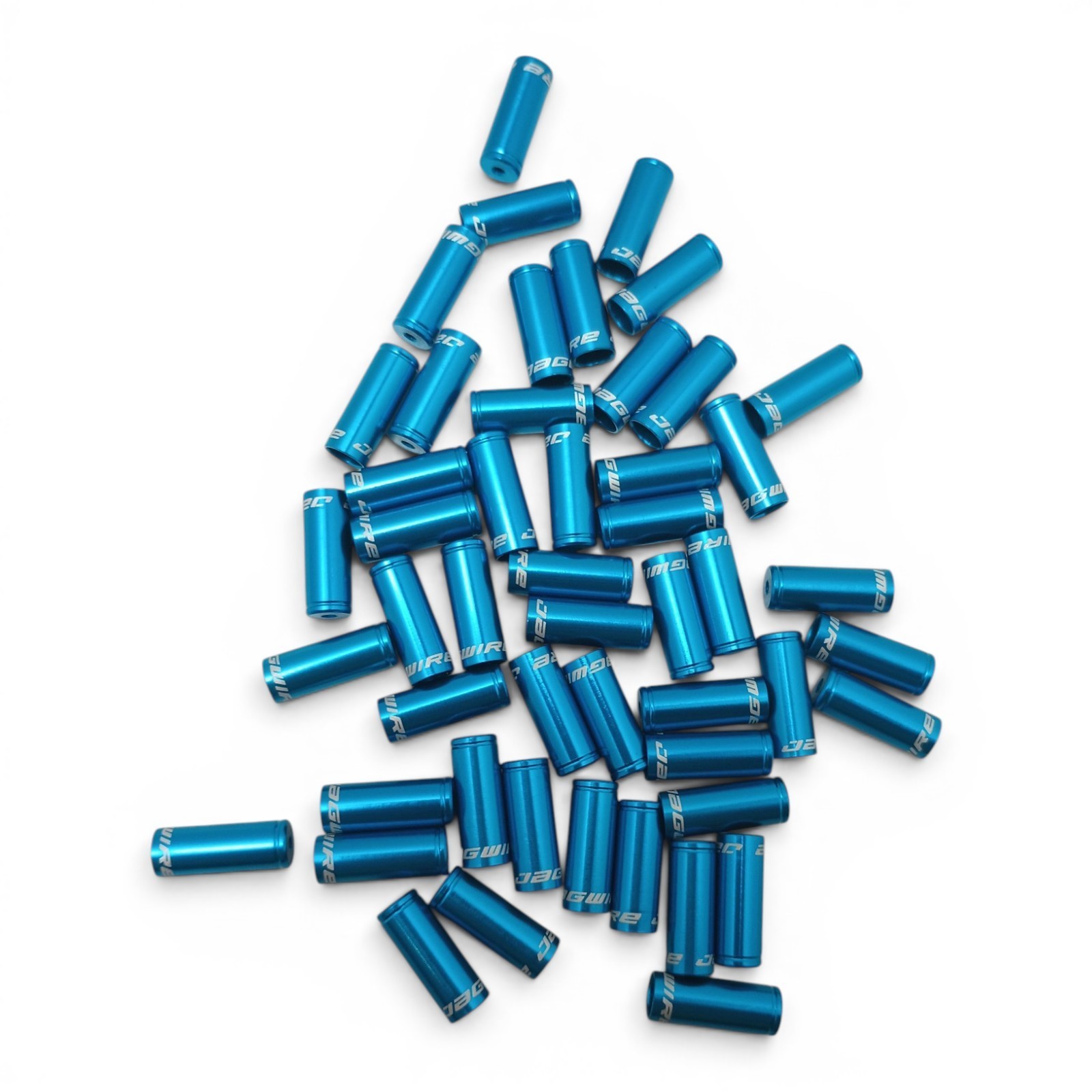 Jagwire 4.5mm Sealed End Cap Blue Alloy 50pcs BOT112UJ