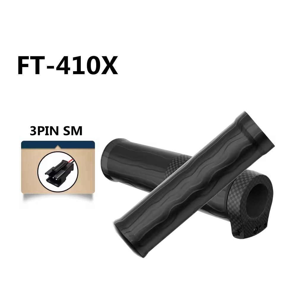 E-bike 24V-72V FT410X Right Hand Twist Throttle Handle Grip 3Pin SM/WP Plug