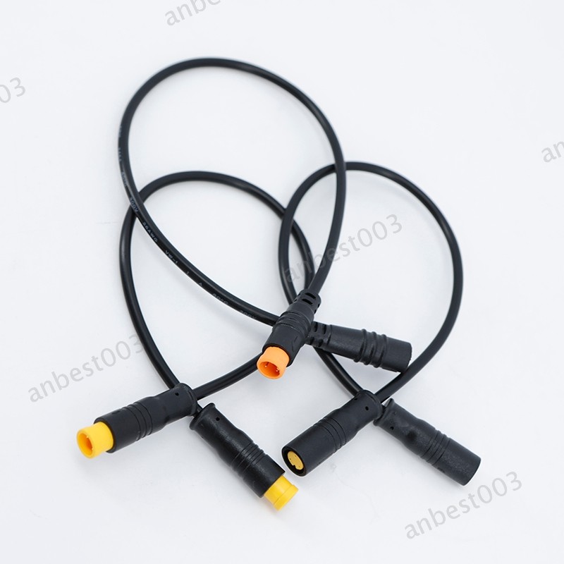 0.2m m8 9mm 3 pin Electric Bicycle Butt signal Cable Waterproof Wire Ebike Plug