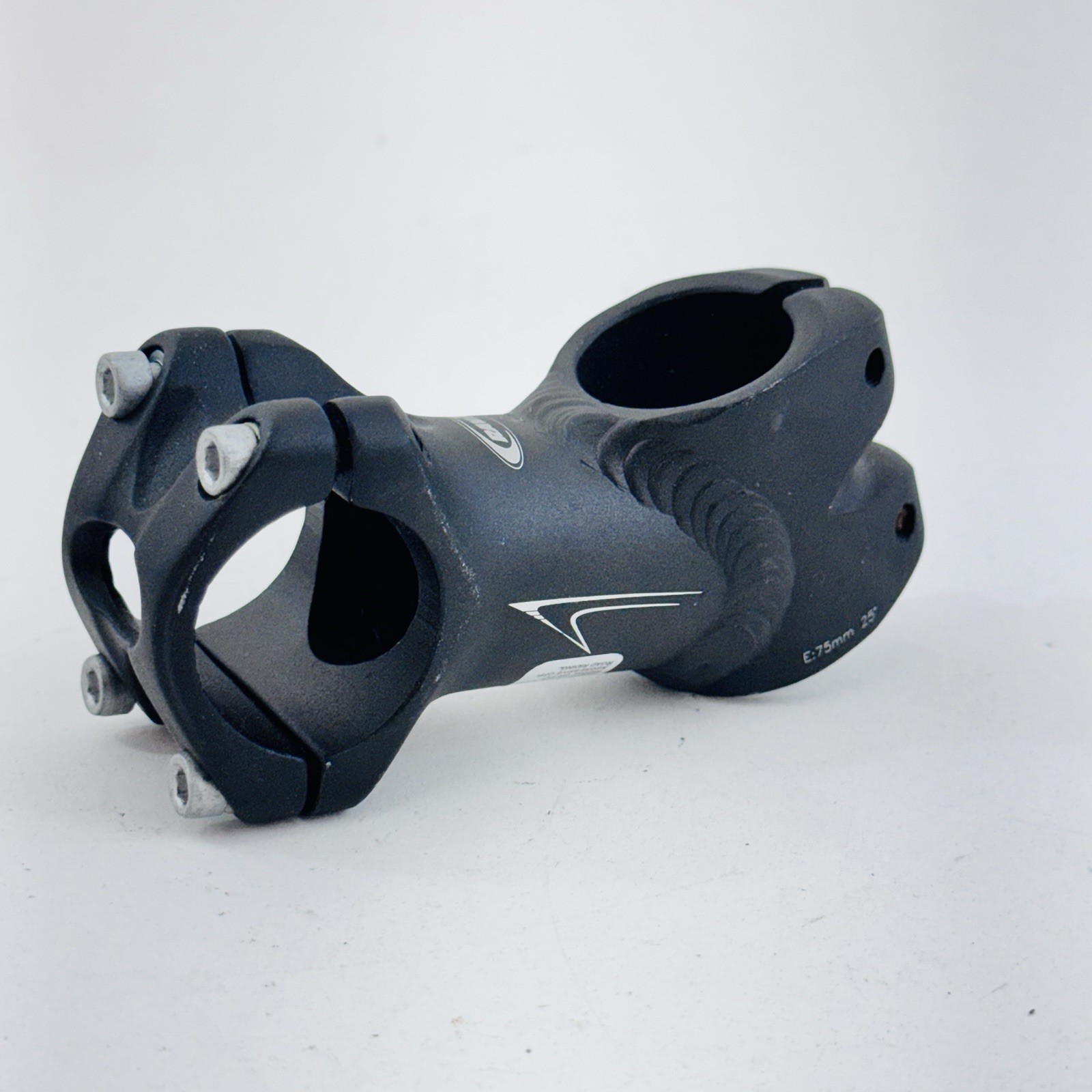 Vintage RavX Stem 1 1/8 in High Rider Threadless 31.8 mm MTB 75 mm Black A21