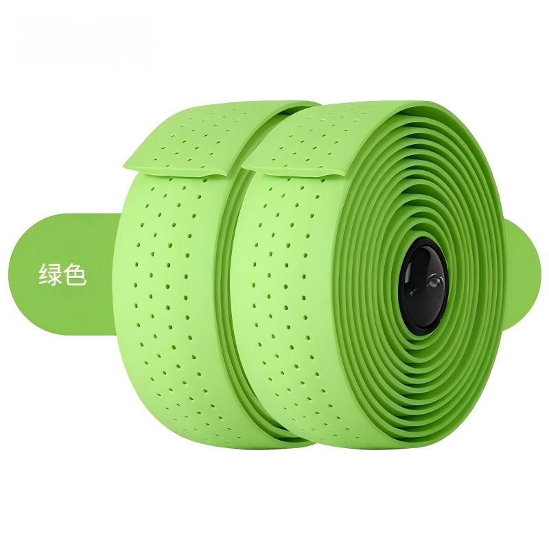 Anti- Slip Self-Adhesive Leather Handlebar Tape – Bar Grip Wrap for Road Bicycle