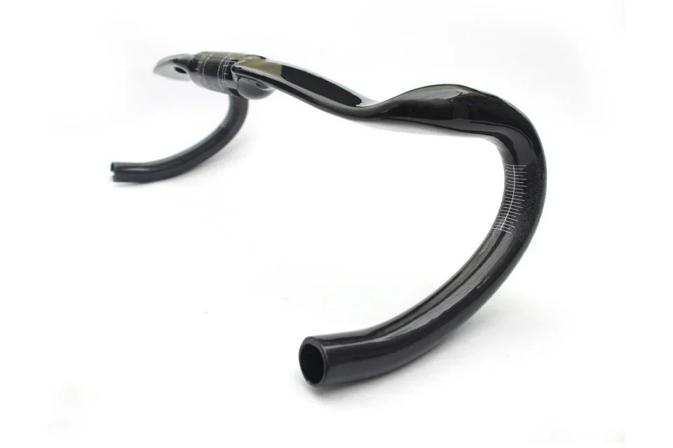 3T Full Carbon Road Bike Handlebar 31.8mm Black/Silver 420 mm