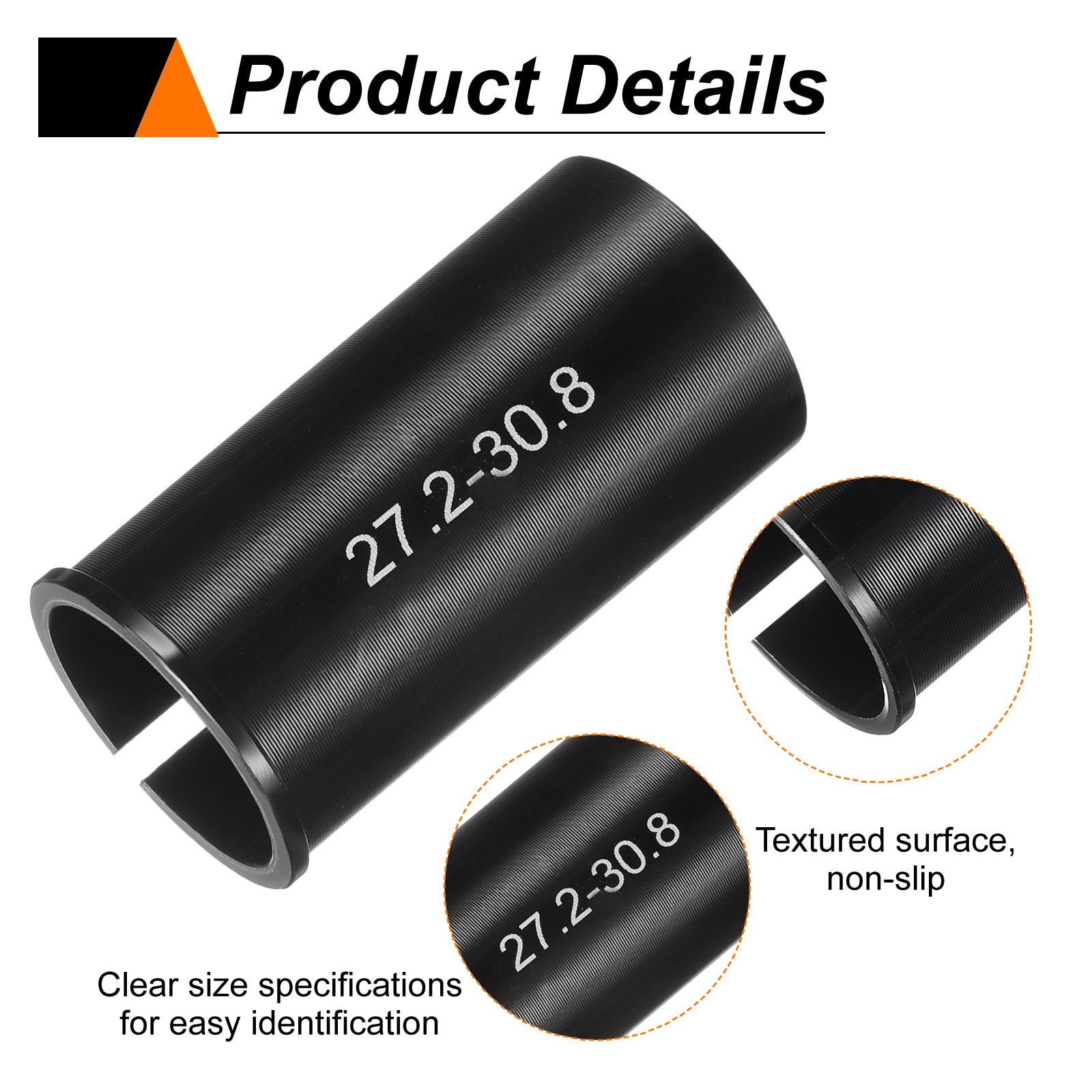 1Pcs Alloy Bike Seat Post Shim 27.2mm to 30.8mm Aluminum Bicycle Reducer Tube
