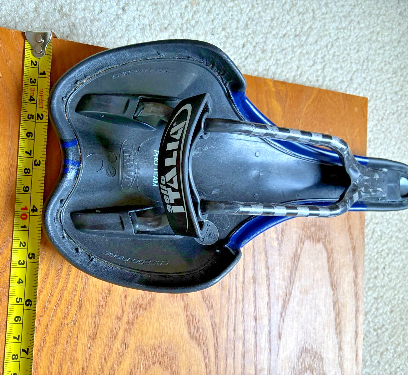 Selle Italia Team Edition Saddle 132mm Carbon Rails Blue/black Pro Team