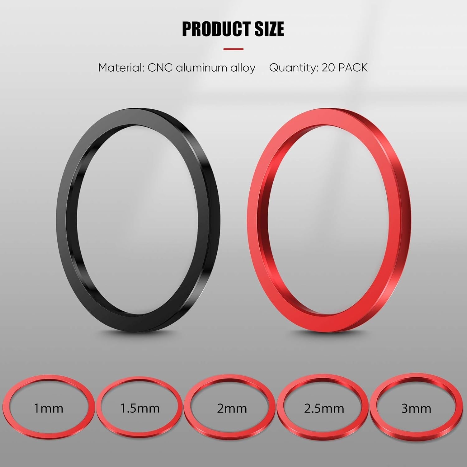 20 Pieces Bike Bicycle Bottom Bracket Spacer 7 8 9 10 11 Speed Cassette Aluminum