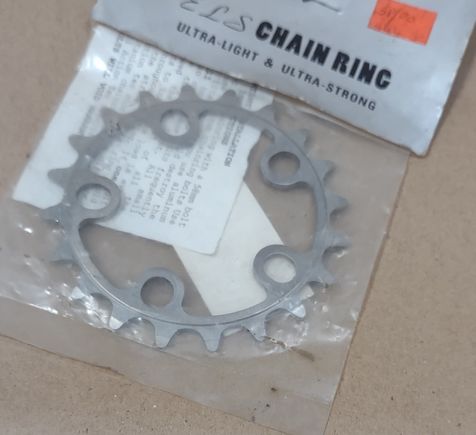 Vintage Bike Action Tec Suntour Micro Drive Titanium Chainring 20 Tooth 56 mm