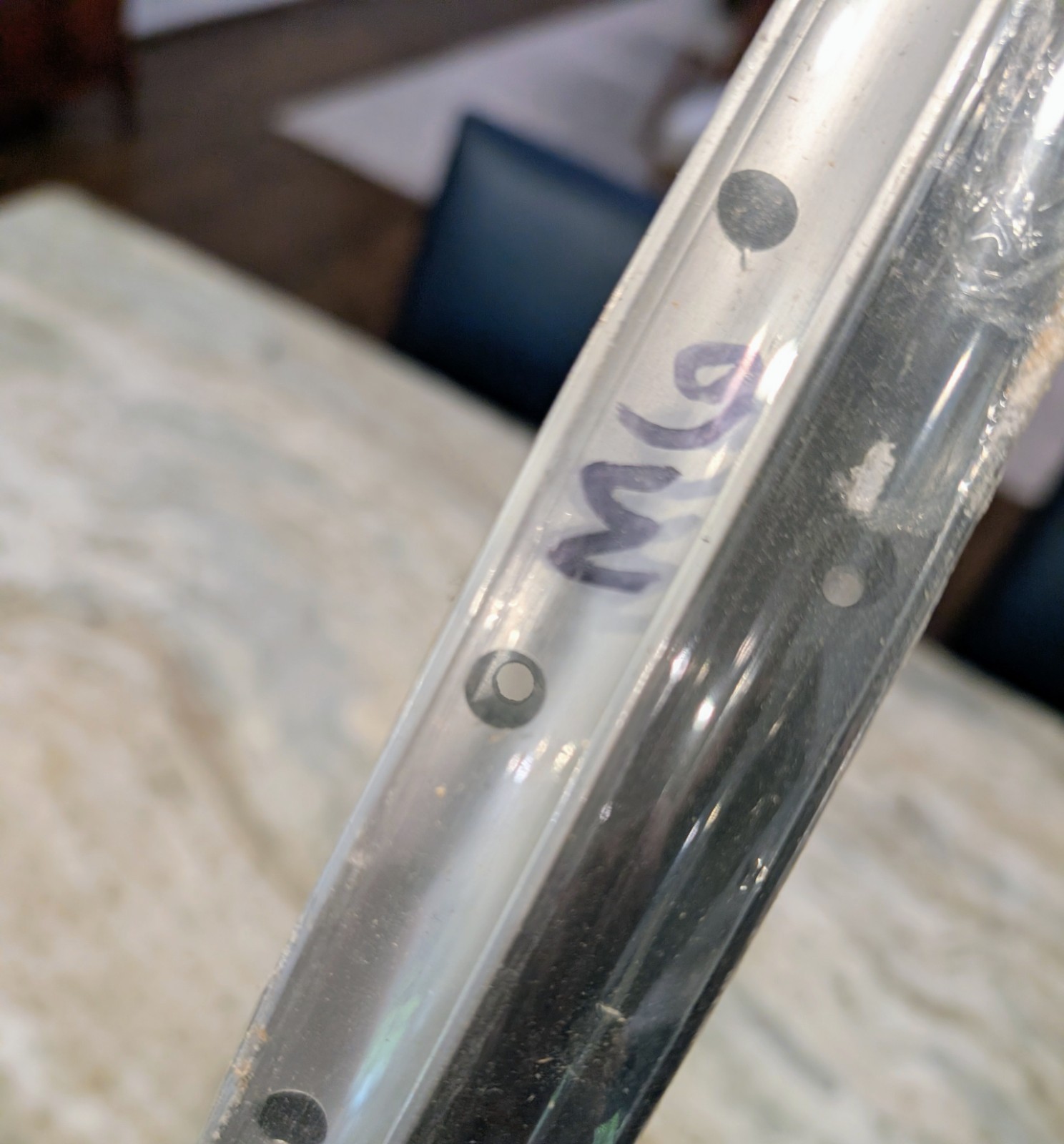 VELOCITY AEROHEAD OC 700C ALUMINUM ALLOY 36H SEMI-AERO BICYCLE RIMS – NIP / NOS