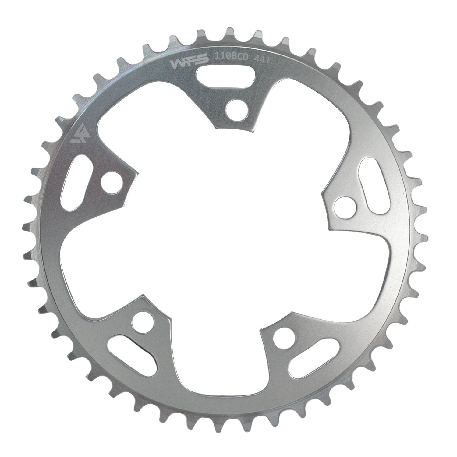 WFS Pulsar Chainring 44T 1/8″ 110mm Old School BMX Single Speed Fixie , Silver