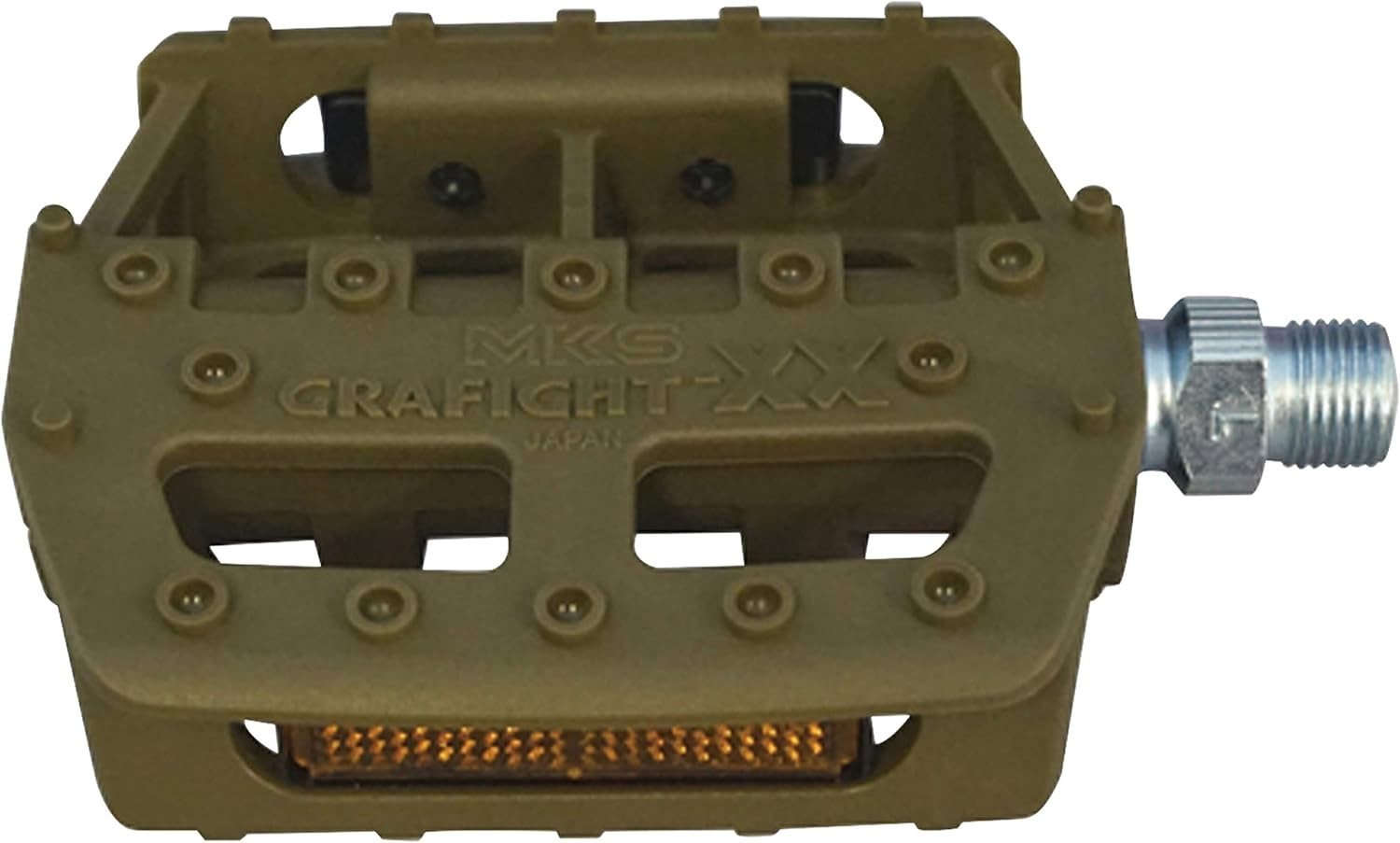 MKS Mikashima Bicycle Pedal GRAFIGHT-XX 9/16 inch core khaki