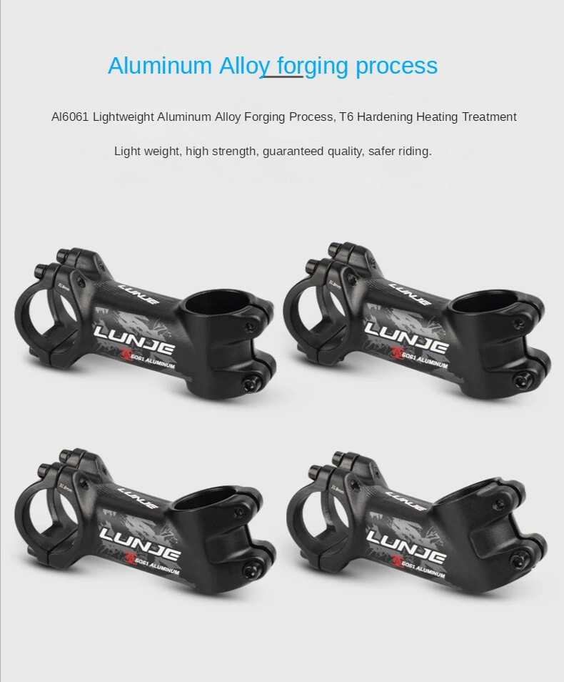 MTB Power 31.8mm Bicycle Handlebar Stem Mountain Bike 7 Degree MTB Stem