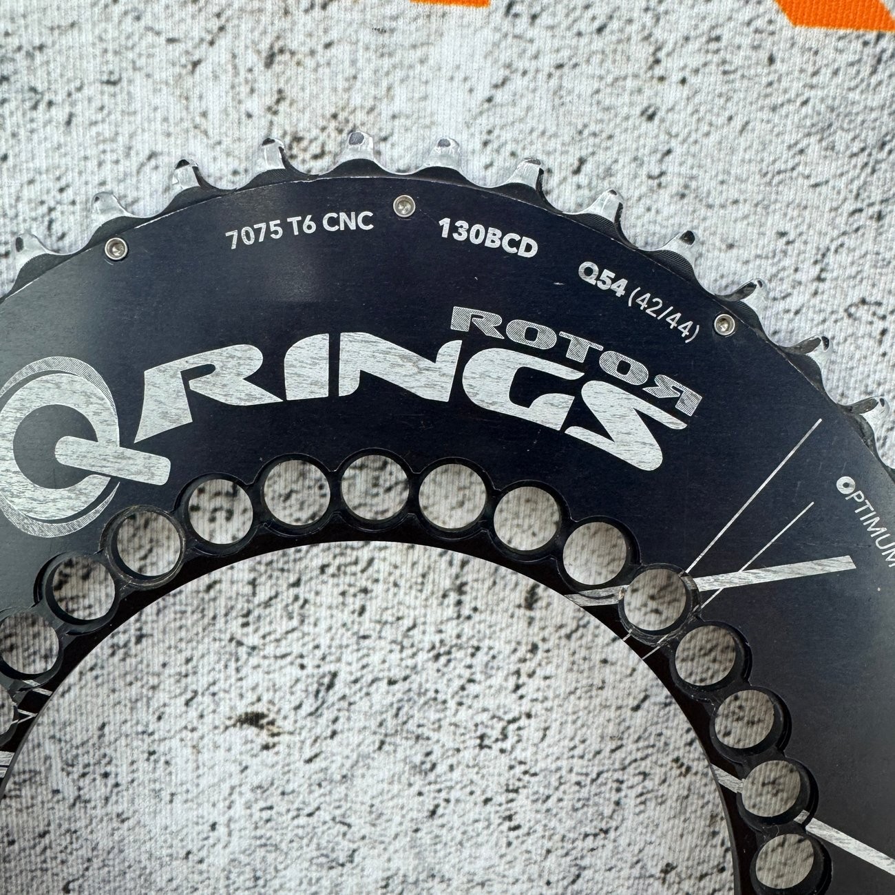 Rotor Q Rings Oval 130 BCD 54/42t 11-Speed Bike Chainring Set 228g
