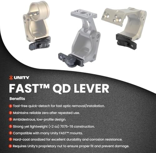 Unity Tactical LA385 Fast™ QD Lever (ADM Throw Lever)