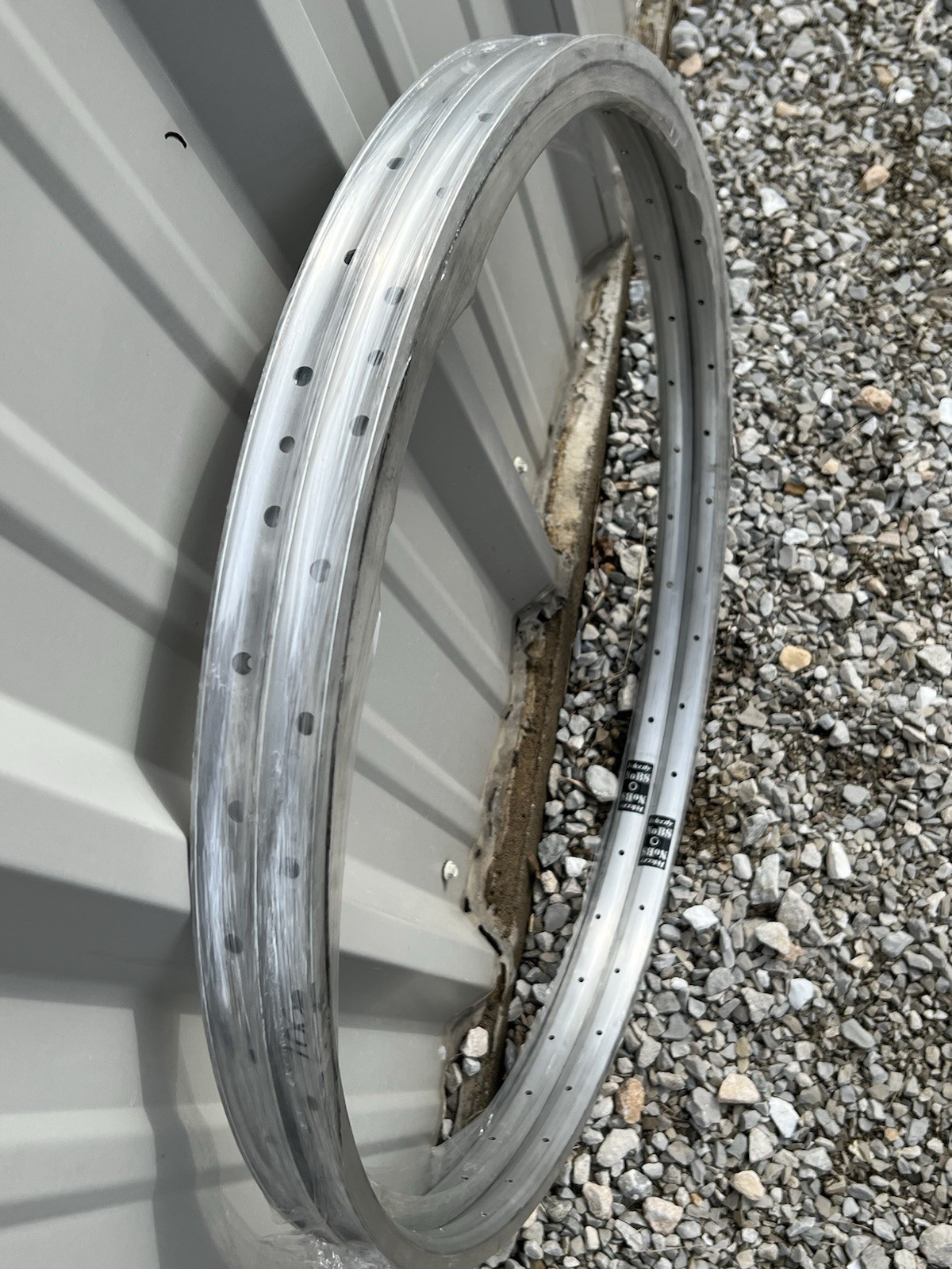 Velocity NoBS Rims 700c 36h Pair Mill Finish Touring Road Gravel CX Atlas