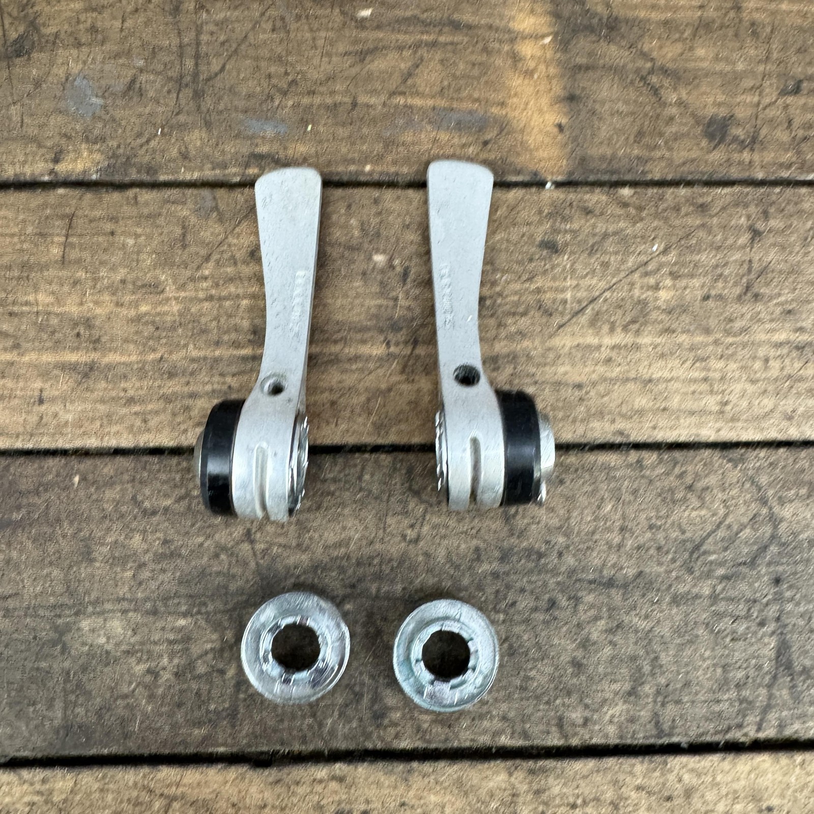 Vintage Shimano SL-S434 6 Speed Downtube Shifter Set Road Bike SIS 6s Silver