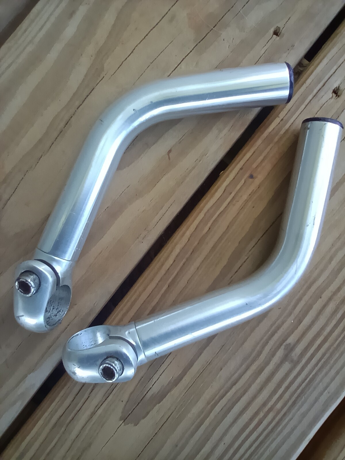 Silver Power Tools Bar Ends Mountain Bike Handlebar Extensions