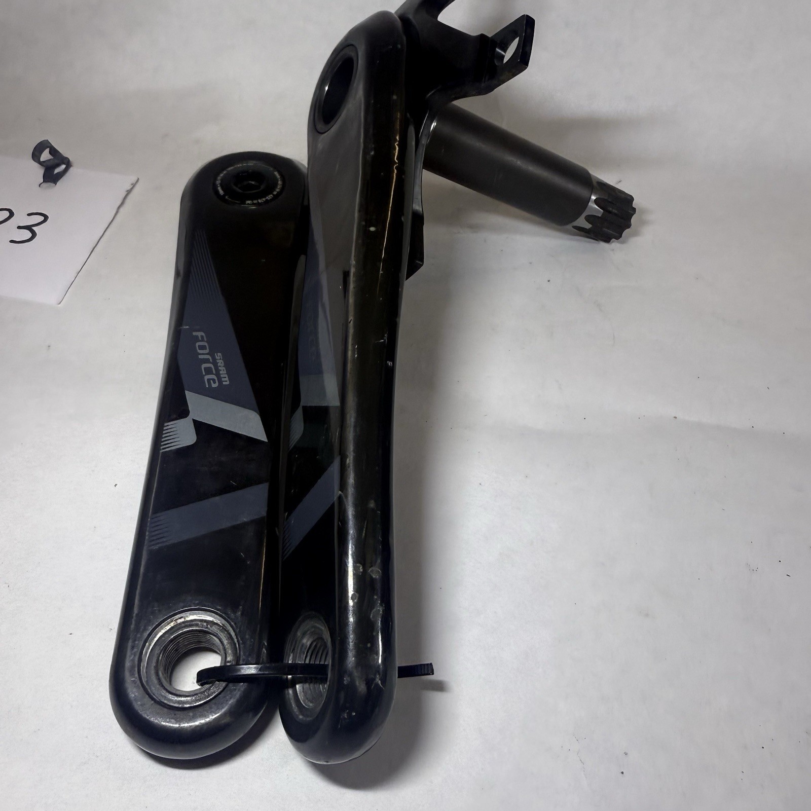 SRAM Force GXP Carbon Crank Arms 172.5mm Road Single Speed Black/Gray