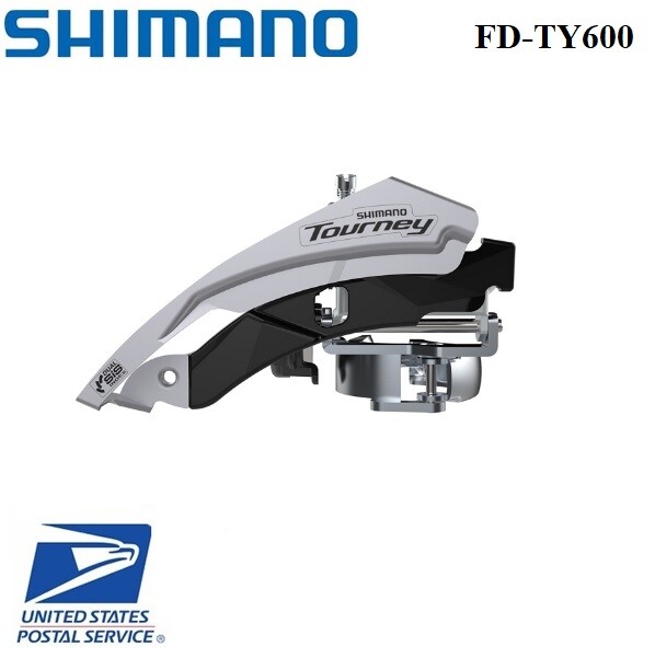 Shimano Tourney FD-TY600 Front Derailleur 6/7/8-Speed Triple Top Swing