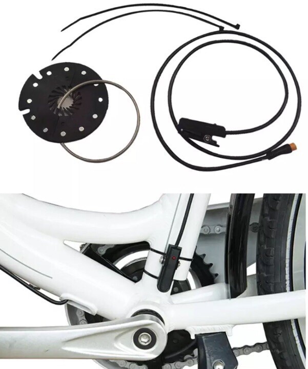 Electric Bike 3 Pin Bafang PAS 12 Magnet Pedal Assist Speed Sensor Ebike KT-D12L