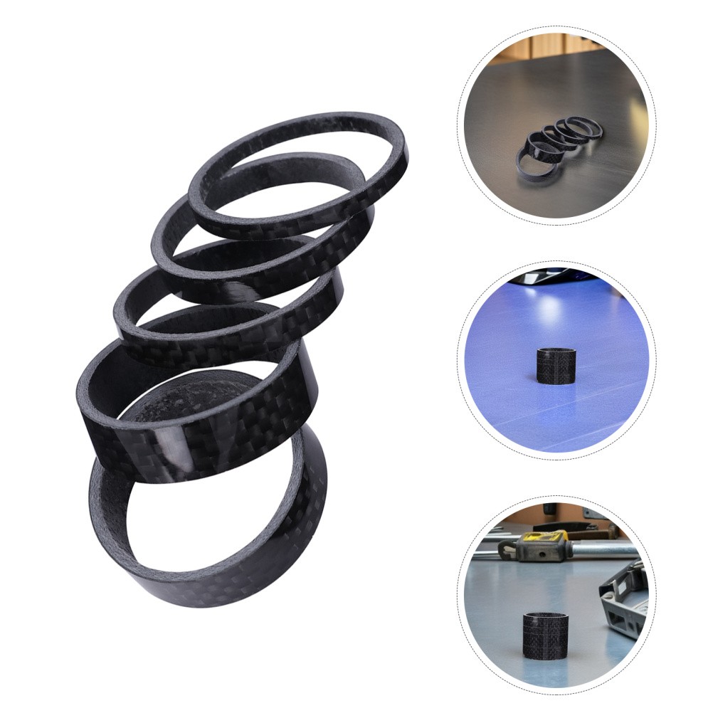 10 Pcs Bicycle Headset Spacer Carbon Spacers Bike Front Fork Stem