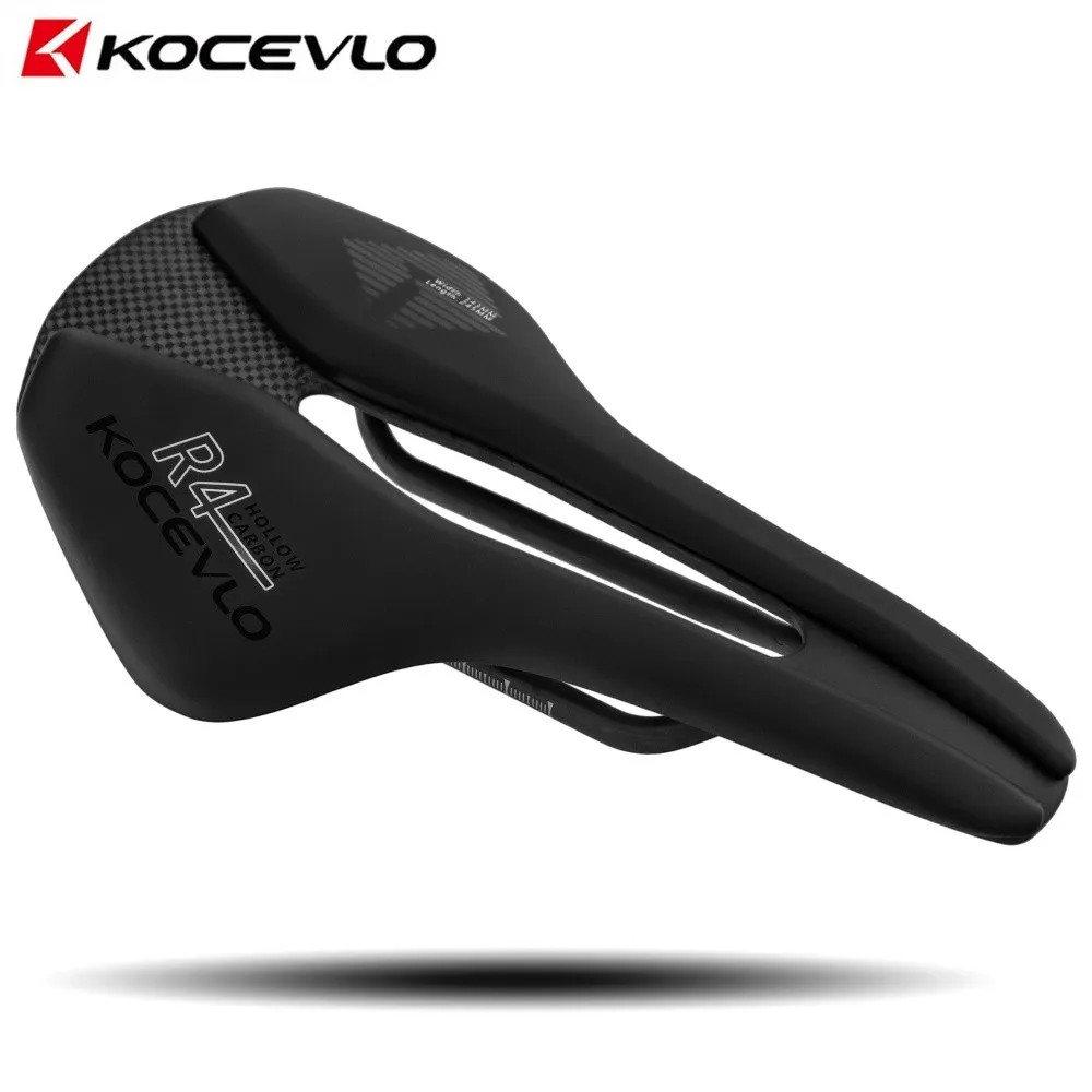 Carbon Fiber Bicycle Saddle Road MTB Bike Seat EV Leather Riding Saddle Cushion
