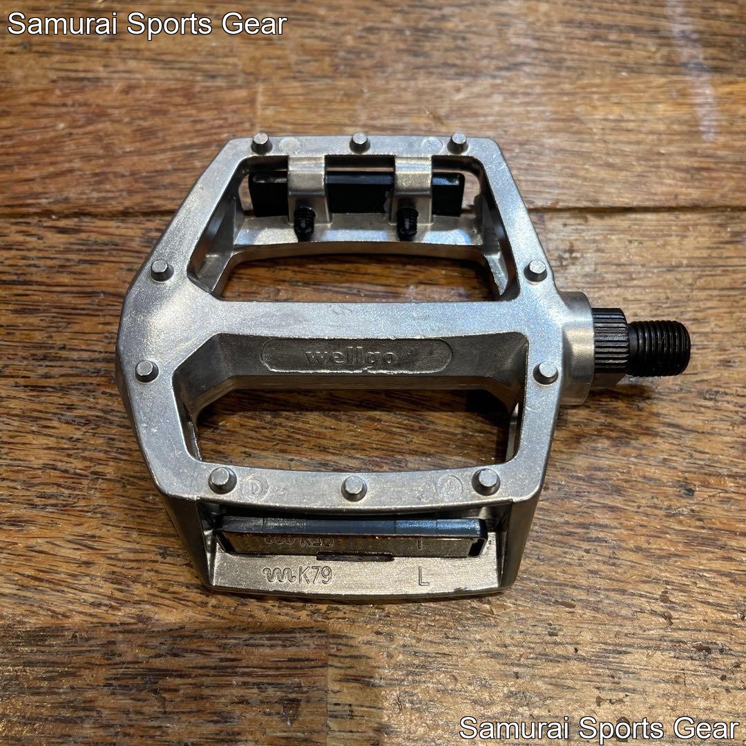 Wellgo Flat Pedal Silver Iron