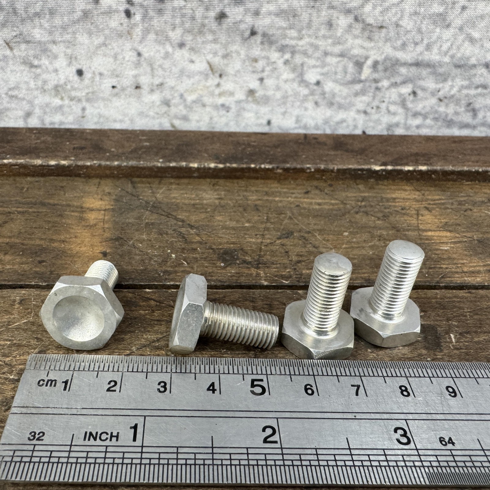 Vintage Nervar Alloy Chainring Bolts Set Of 4 France Road Bike Crank 15g