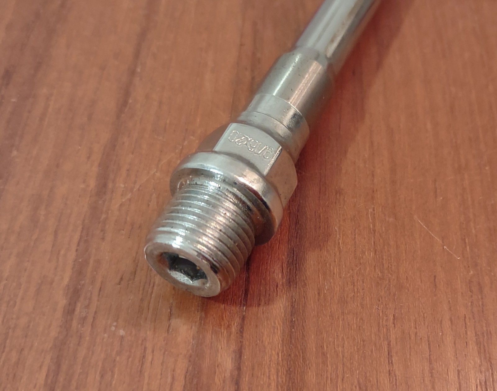 Vintage Bike Pedal Spindle 9/16 in NOS