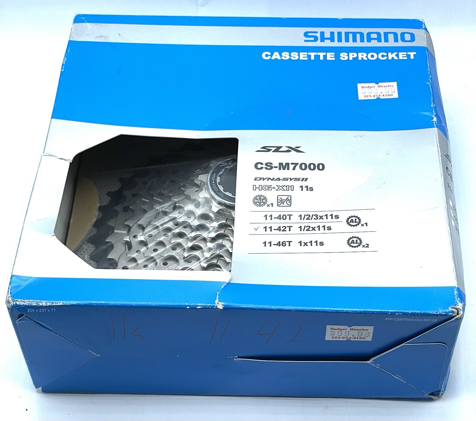Shimano SLX CS-M7000 Cassette 11 Speed NEW MTB / Gravel