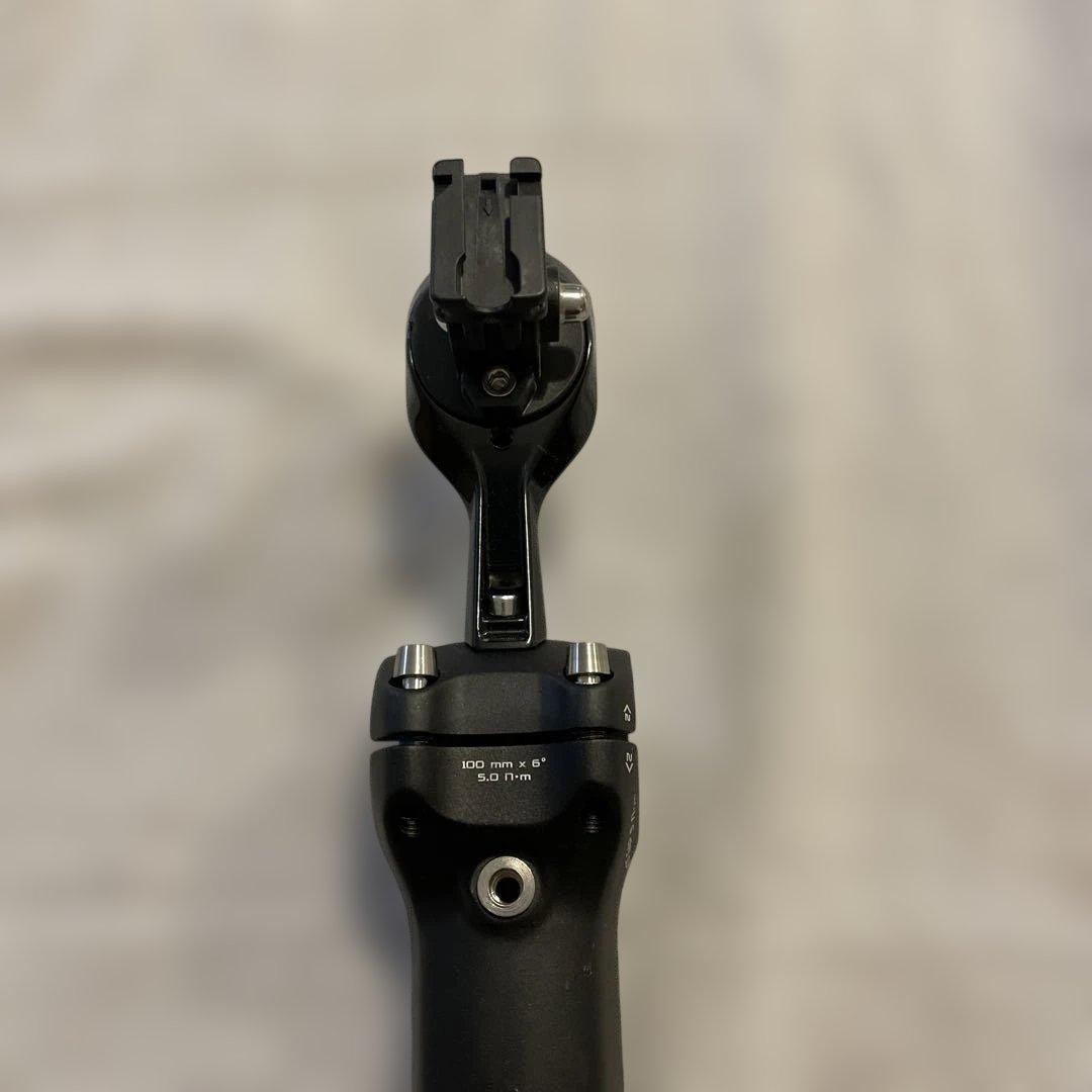 S-WORKS tarmac stem 100mm 6° 5.0 N・m Garmin CATEYE Light Mount Stem cover Used