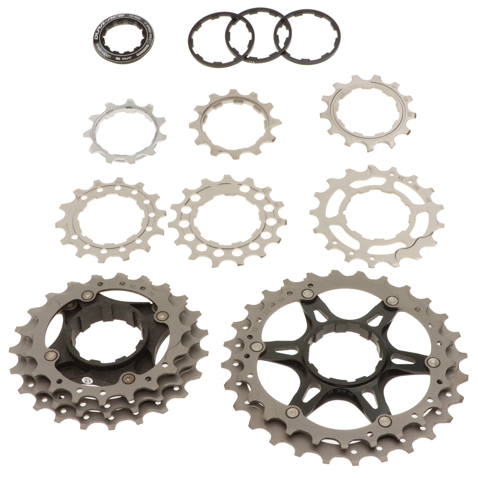 Shimano Dura-Ace CS-9000 Cassette 11-28T HG-EV 11 Speed NOS New
