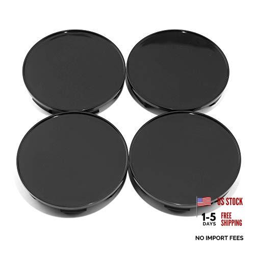 70mm(2.76in)/64mm(2.52in) Wheel Center OD: 70mm / 2.76″, ID: 64mm / 2.52″ Black