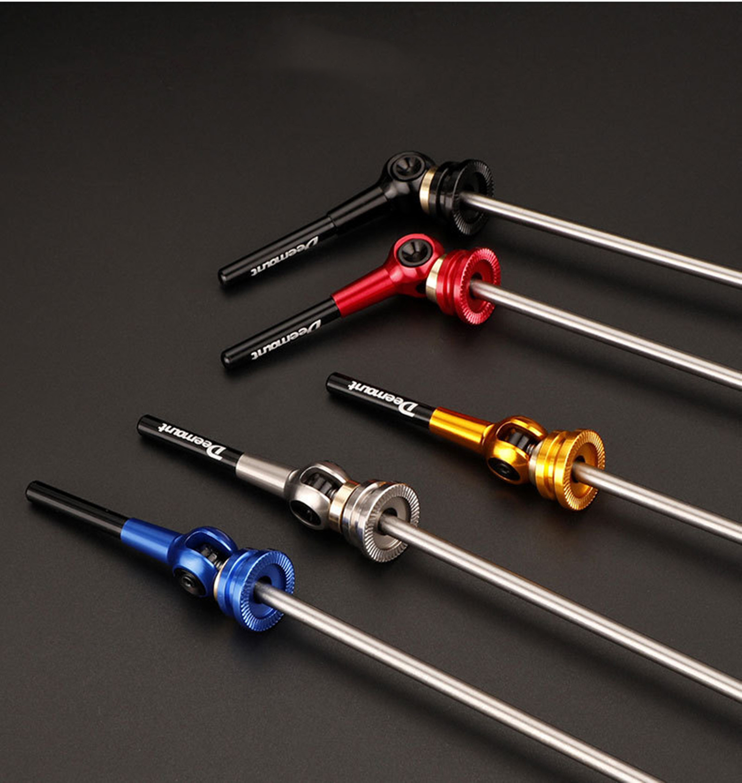 Ti/Lsand Lever /Quick Release Wheel Skewers/Axles-36g/Pair-Ultra Light