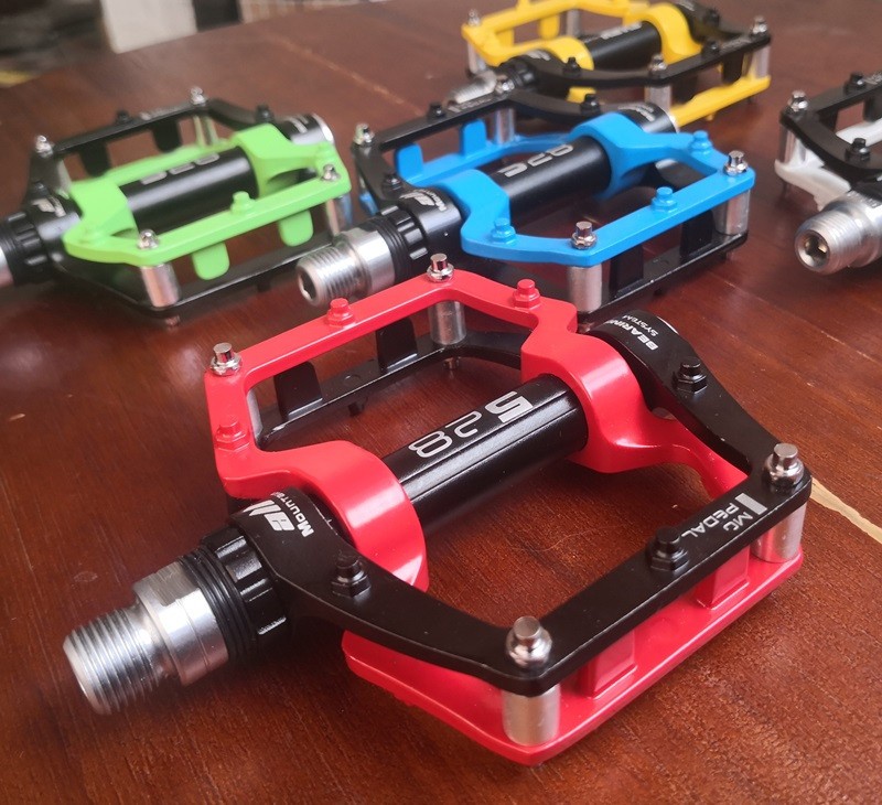 Magnesium Road MTB Mountain Bike XC Bicycle Pedal Bearing Flat platform Pedals