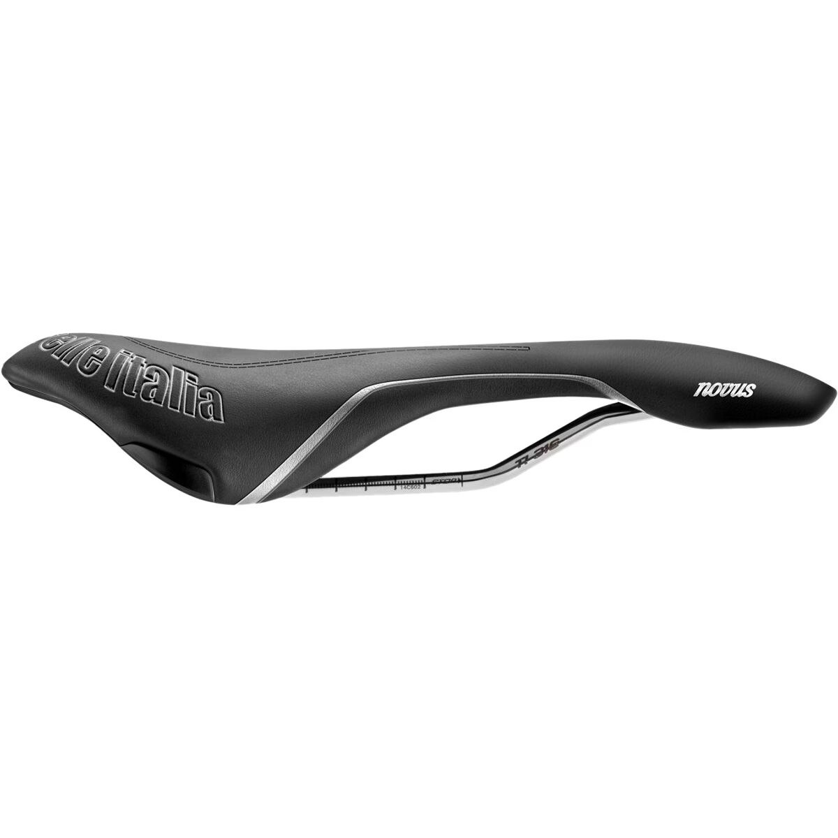 Selle Italia Novus Endurance Superflow Saddle – Men’s Black, Ti 316, W138xL282mm