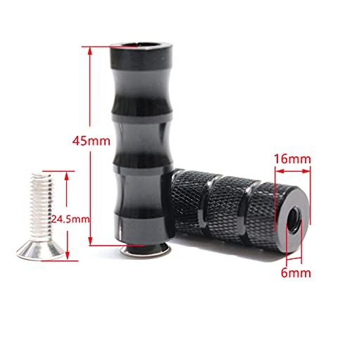CNC Motorcycle Knurled Shifter Peg Anti-Skid Gear Shift Brake Lever Foot Pegs