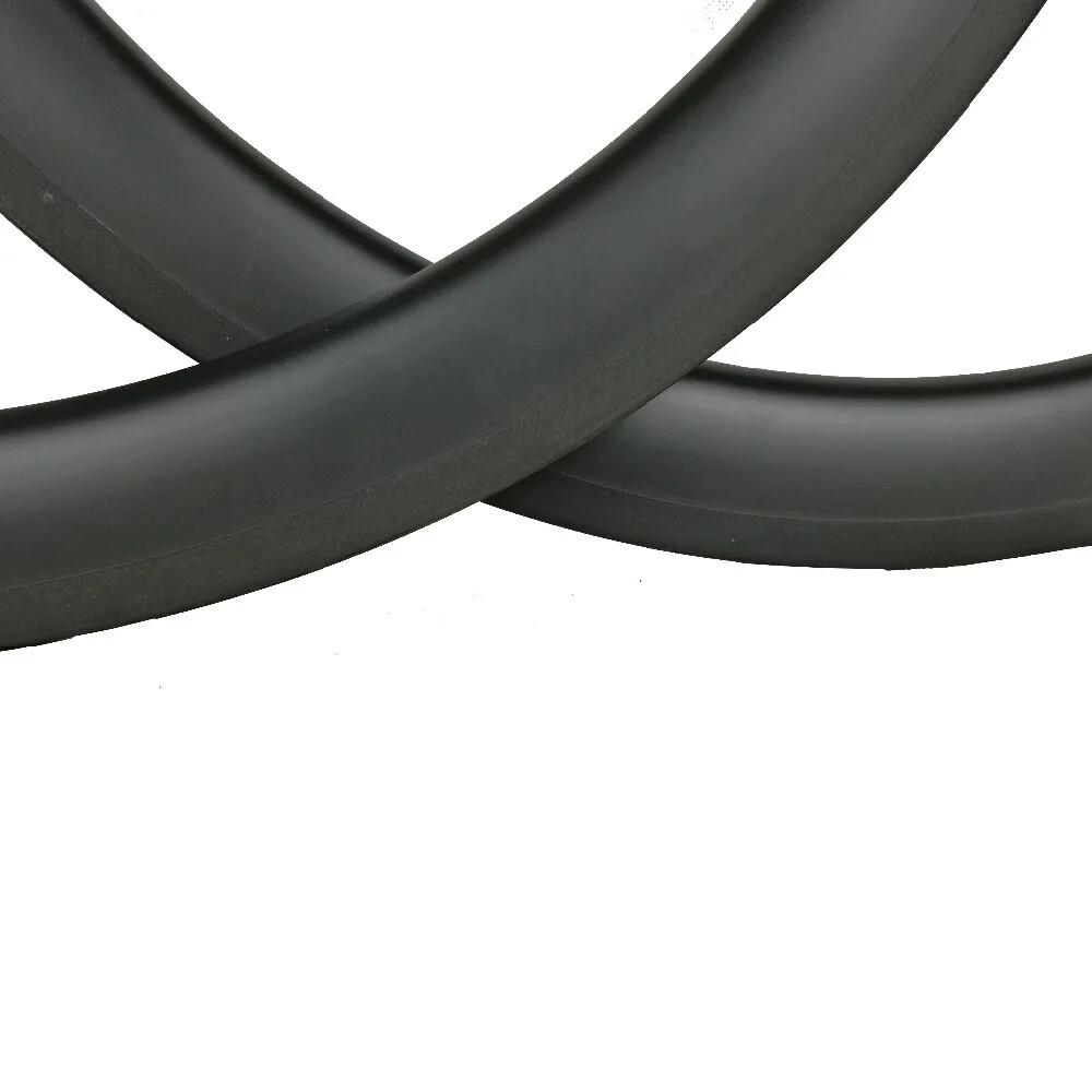 700C Tubeless Disc Brake Carbon Cyclocross Road Bicycle Rims Matte/Glossy Finish