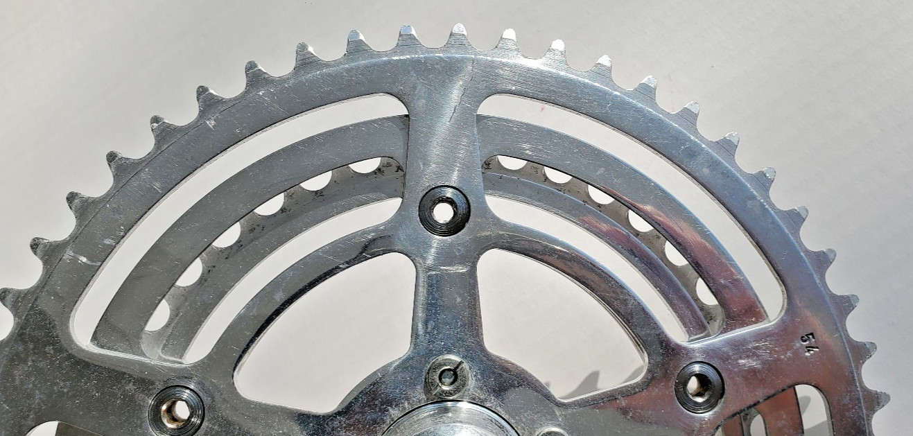 Vtg Nervar Bicycle Crank Set 54/40 BSA Stronglight Trek Motobecane Peugeot 70’s