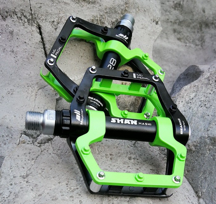 Magnesium Road MTB Mountain Bike XC Bicycle Pedal Bearing Flat platform Pedals