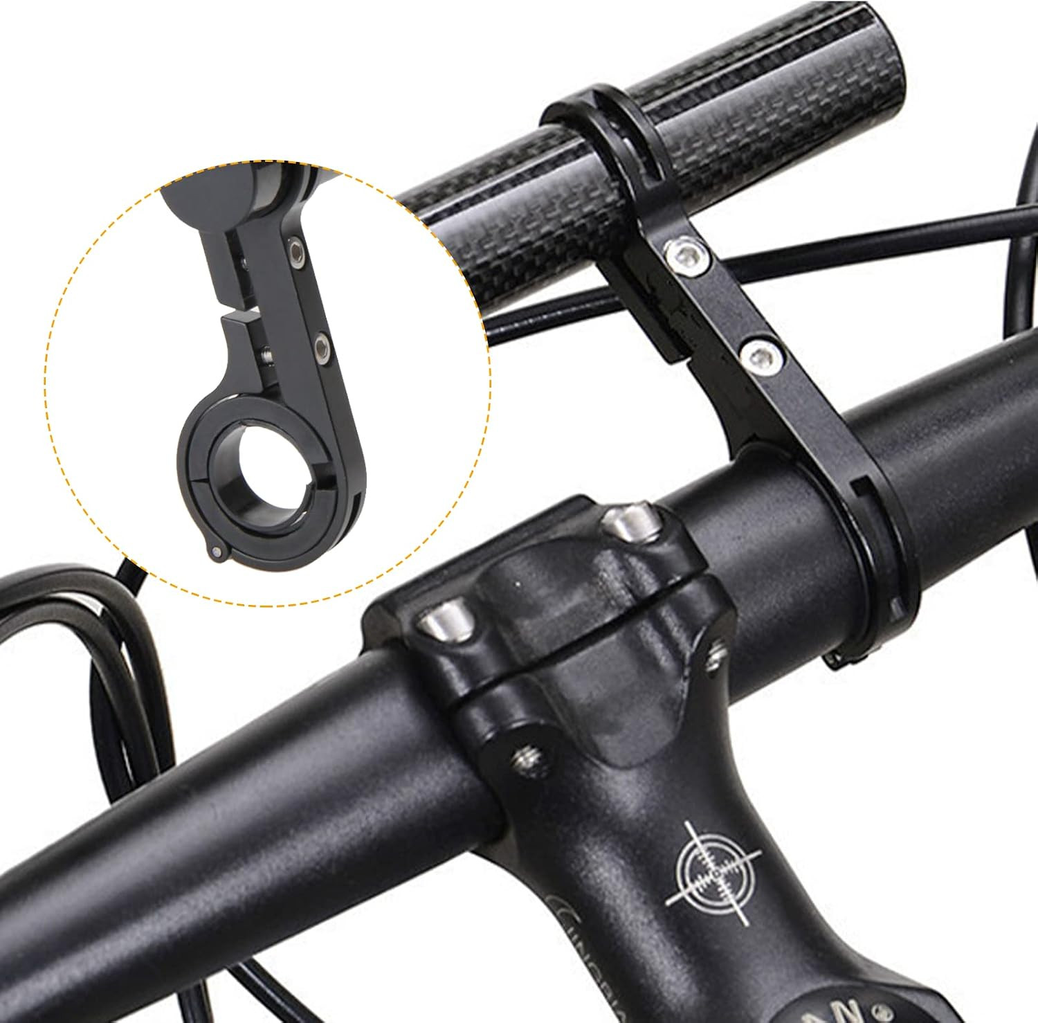 16 Pcs Bicycle Handlebar Rubber Gasket, 31.8 to 22.2/25.4 Non-Slip Durable