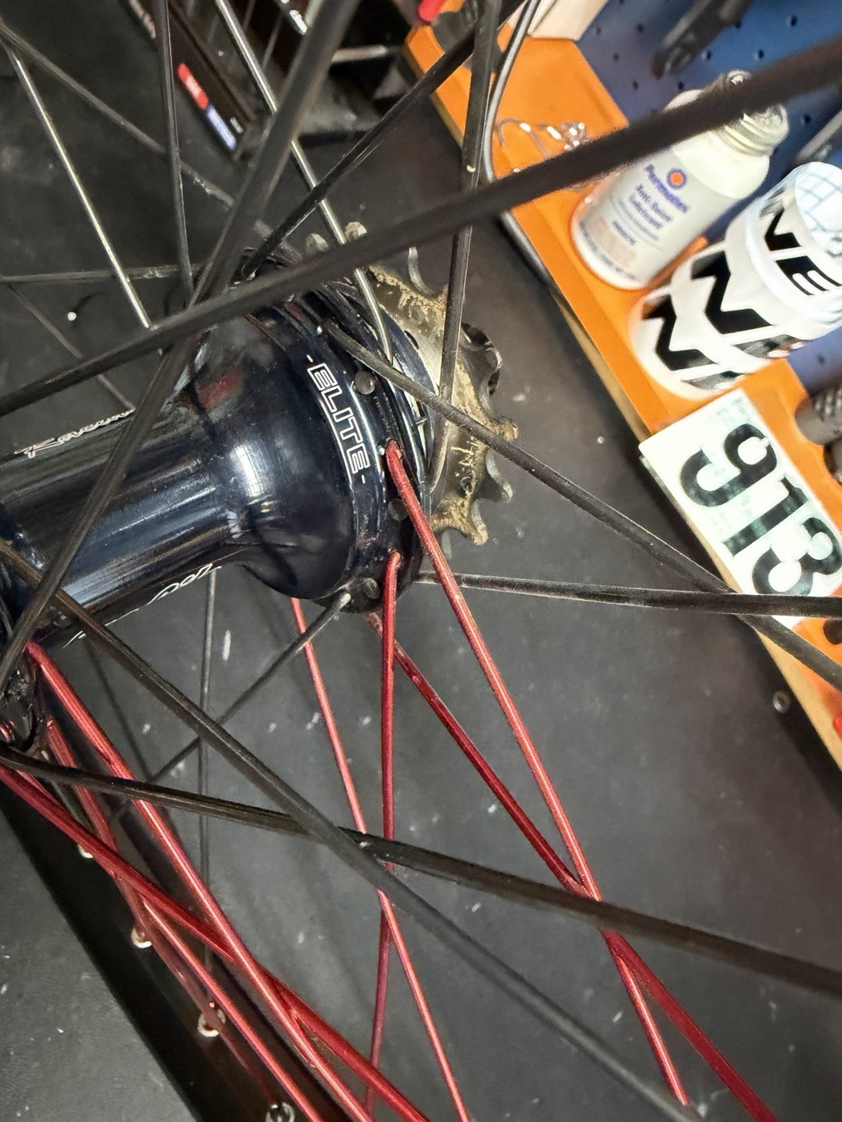 Custom built Sun Ringle Envy rims with Profile Racing Elite hubs. 20inch BMX
